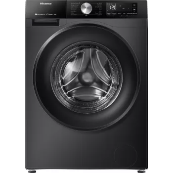 Hisense WF3S8043BB3 skalbimo mašina, pakraunama iš priekio, 8 kg, 1400 aps./min., juoda