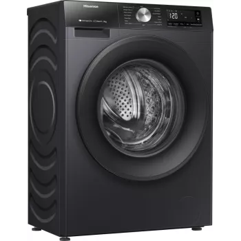 Hisense WF3S8043BB3 skalbimo mašina, pakraunama iš priekio, 8 kg, 1400 aps./min., juoda