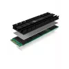 ICY BOX IB-M2HS-701 M.2 NVMe SSD aušintuvas/radiatorius juodas 1 vnt.