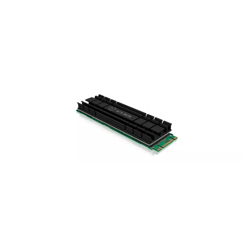 ICY BOX IB-M2HS-701 M.2 NVMe SSD aušintuvas/radiatorius juodas 1 vnt.