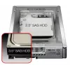 Cremax ICY Dock MB982IP-1S - Speichereinschubadapter - 8.9 cm to 6.4 cm (3.5 auf 6,40cm (2.5)) - Silber (MB982IP-1S-1)