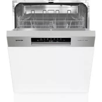 Indaplovė Gorenje GI642E90X pusiau įmontuojama, 13 komplektų, 60 cm, 47 dB, 11 l/ciklas, energijos klasė E