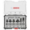Bosch frezų rinkinys, 6 vnt., 6 mm kotas