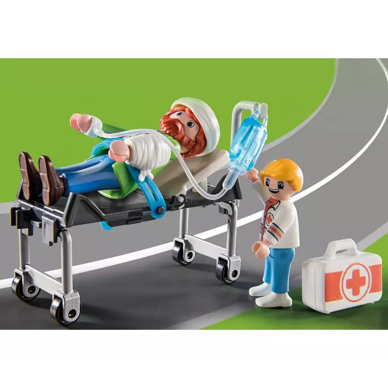 PLAYMOBIL Duck On Call 70913 žaislinis automobilis su antimi, miesto serija, įvairiaspalvis