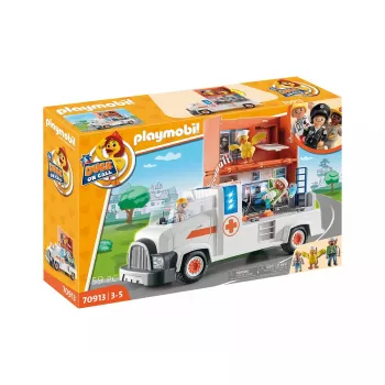 PLAYMOBIL Duck On Call 70913 žaislinis automobilis su antimi, miesto serija, įvairiaspalvis