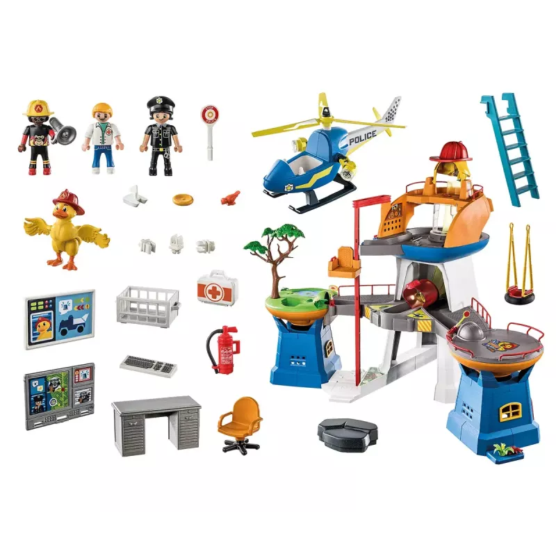 Playmobil 70910 Anties iškvietimo būstinė – žaidimų rinkinys su figūrėlėmis ir aksesuarais