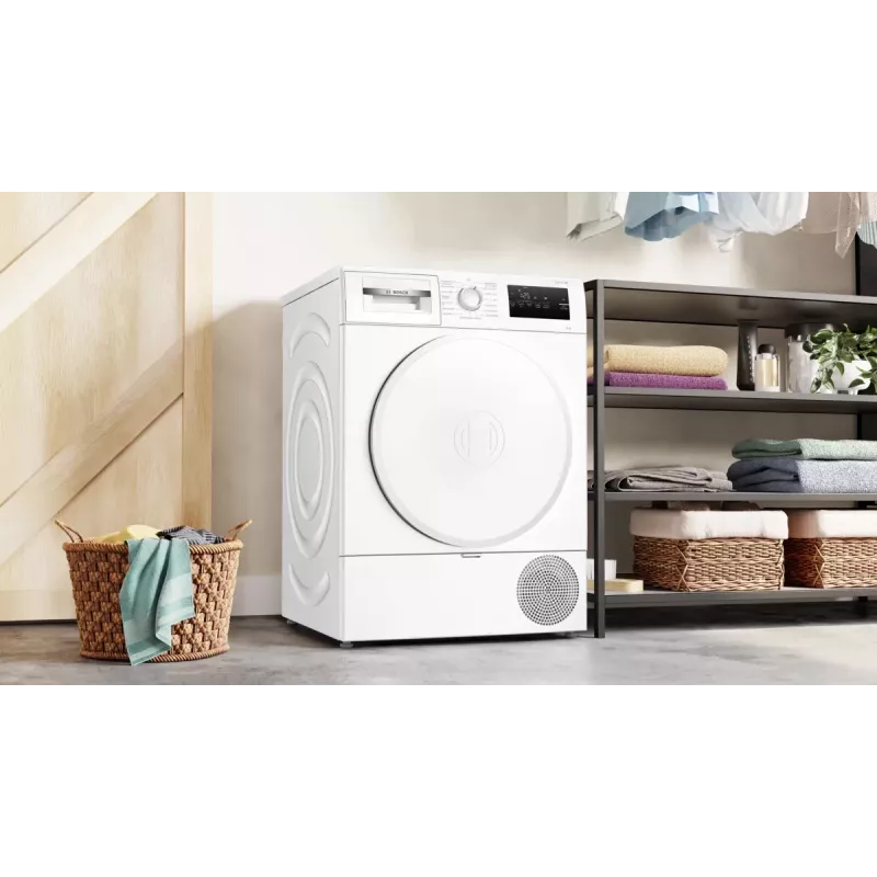 Bosch Serie 4 WTH83VV4 džiovinimo mašina, šilumos siurblys, 8 kg, balta