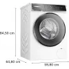 Bosch WGB256A41 skalbyklė su priekiniu pakrovimu 10 kg 1600 aps./min Balta