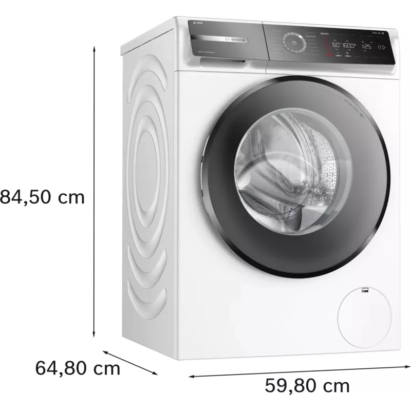 Bosch WGB256A41 skalbyklė su priekiniu pakrovimu 10 kg 1600 aps./min Balta