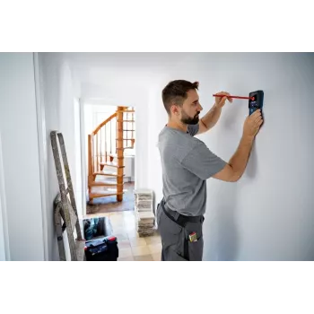 Bosch GMS 120-27 profesionalus daugiafunkcis detektorius – gyvas kabelis, metalas, spalvotasis metalas, mediena
