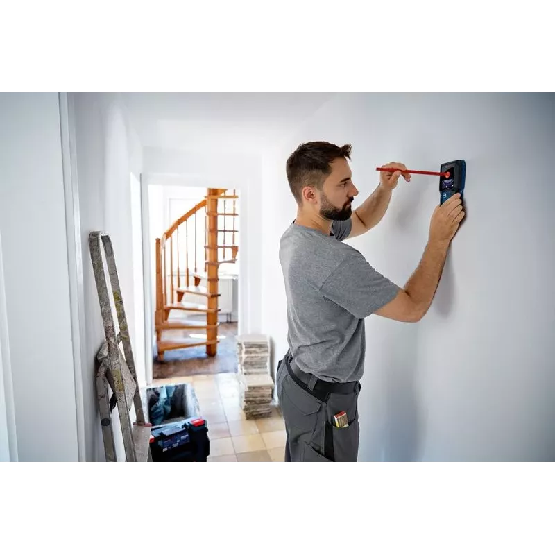 Bosch GMS 120-27 profesionalus daugiafunkcis detektorius – gyvas kabelis, metalas, spalvotasis metalas, mediena