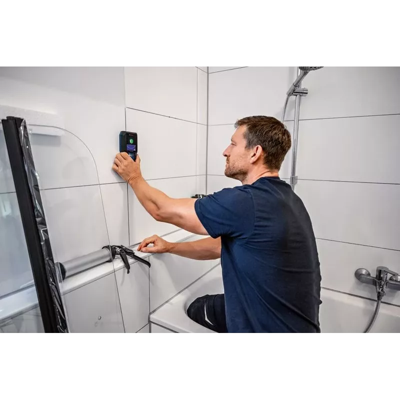Bosch GMS 120-27 profesionalus daugiafunkcis detektorius gyvų kabelių, metalo, spalvotųjų metalų, medienos aptikimui