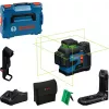 Linijinis lazeris Bosch GLL 12V-100-33 CG LB10 DK20 0601065401 Žalias lazeris 12V
