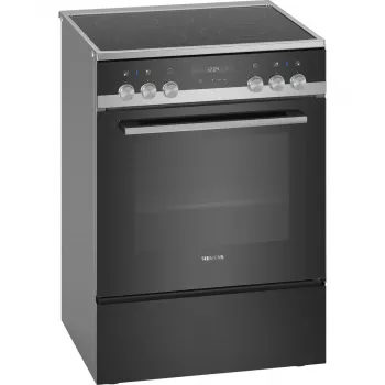 Siemens iQ500 HK9S5A240 laisvai pastatoma viryklė Elektrinė Keraminė kaitlentė Juoda