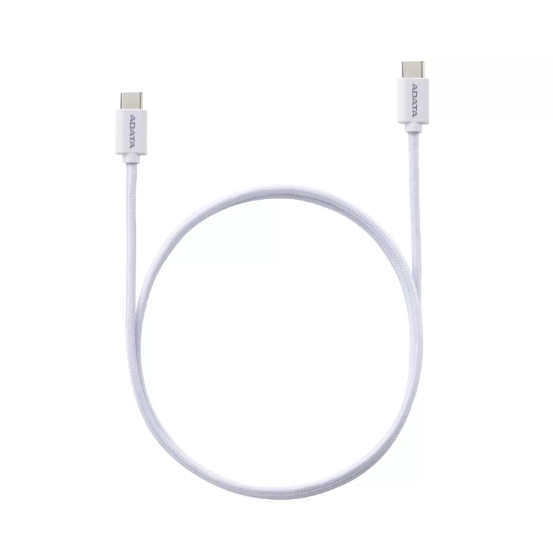 USB-C į USB-C laidas ADATA CACC-200PN-WH, USB 2.0, 2 m, baltas