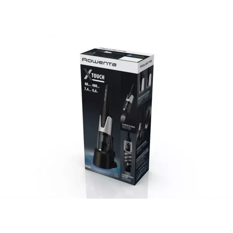 Rowenta X-Touch AC9736 belaidis rankinis dulkių siurblys, pilkas/baltas, be maišelio
