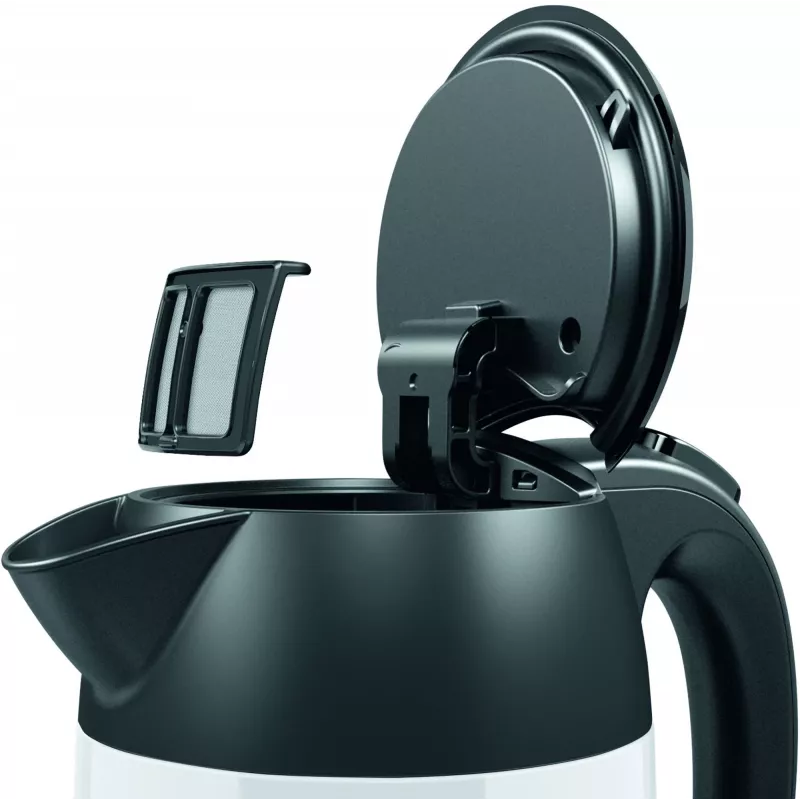 Bosch TWK3P421 elektrinis virdulys 1,7 L 2400 W juodas, baltas