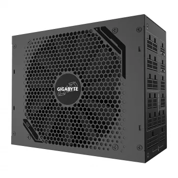 Maitinimo blokas GIGABYTE UD1600PM PG5 1600W, 80 PLUS Platinum, 92% efektyvumas, 20+4 pin ATX, 120 mm ventiliatorius, juodas