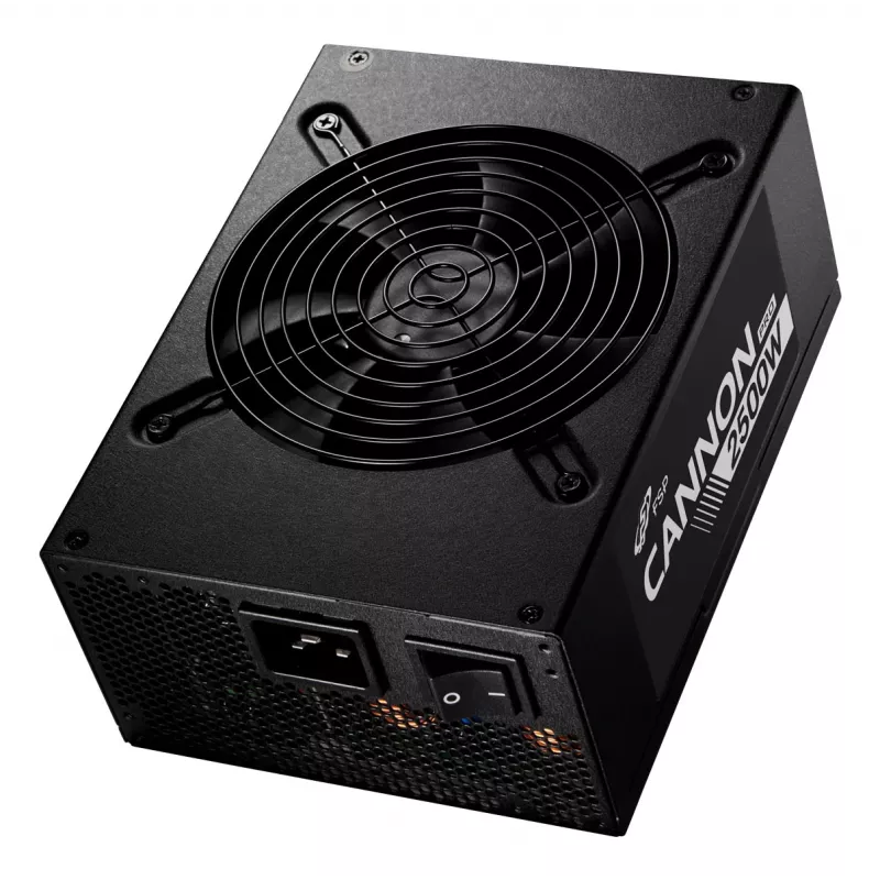 FSP CANNON PRO 2500W maitinimo blokas ATX ATX3.1 juodas, 2500 W, 200-240 V, 50/60 Hz, 15-12 A, aktyvus, 125 W