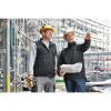 Bosch GHV 12+18V XA Profesionali šildoma liemenė 3XL juoda su įkrovikliu ir akumuliatoriumi