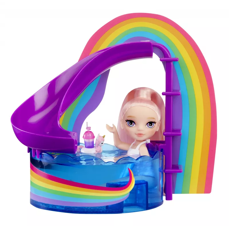 Rainbow High Little Pool Day su Blush lėle, mados lėlė, moteriška, 4 m., 140 mm, įvairiaspalvė