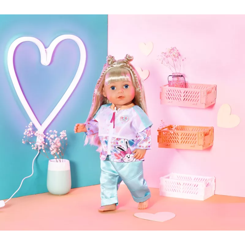 Lėlės drabužių rinkinys Zapf Creation BABY born Casual Outfit Aqua 3 metai