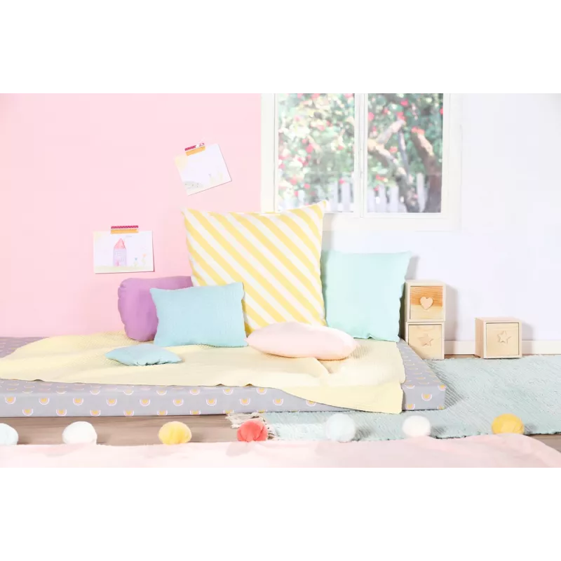 Lėlės kombinezonas BABY born Kindergarten Romper+Badges 2 metai 55 g