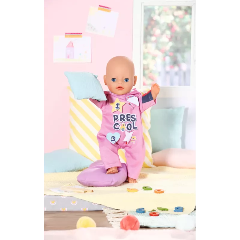 Lėlės kombinezonas BABY born Kindergarten Romper+Badges 2 metai 55 g