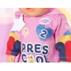 Lėlės kombinezonas BABY born Kindergarten Romper+Badges 2 metai 55 g