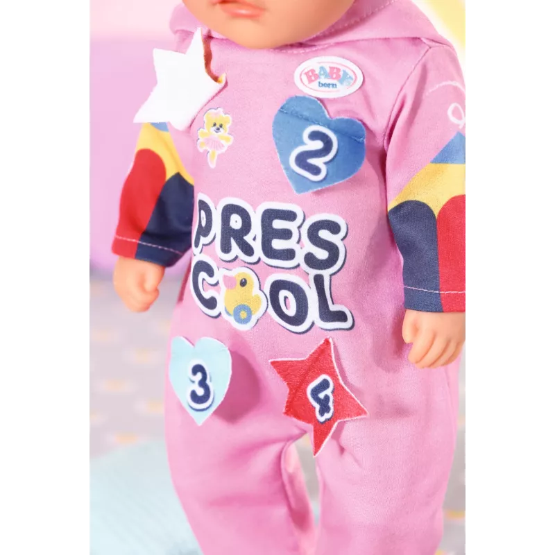Lėlės kombinezonas BABY born Kindergarten Romper+Badges 2 metai 55 g