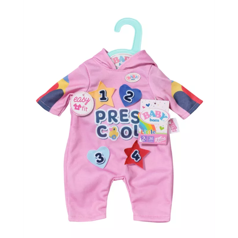Lėlės kombinezonas BABY born Kindergarten Romper+Badges 2 metai 55 g