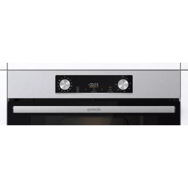 Įmontuojama elektrinė orkaitė Gorenje BIGSPACE 77 L 3500 W balta, liečiamas ir sukamas valdymas, halogeninis apšvietimas