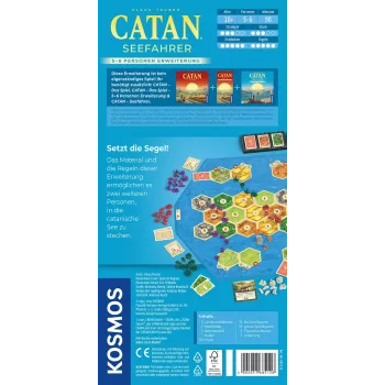 Kosmos 685126 CATAN - Seefahrer 5-6 žaidėjų stalo žaidimo plėtinys, 5–6 žaidėjai, 120 min., nuo 10 m.