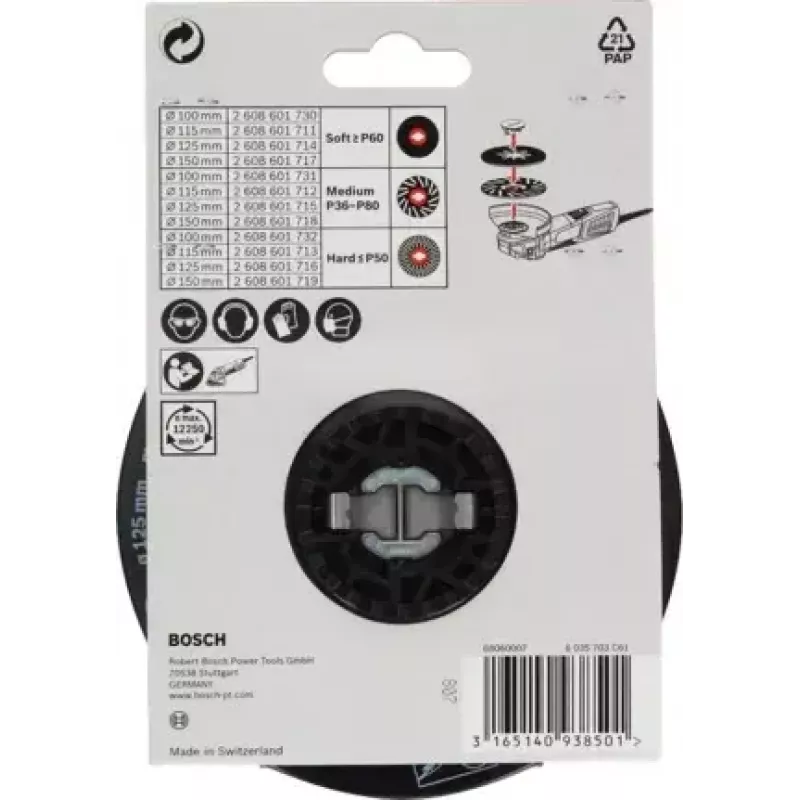 Bosch 2 608 601 711 atraminis diskas šlifuokliui
