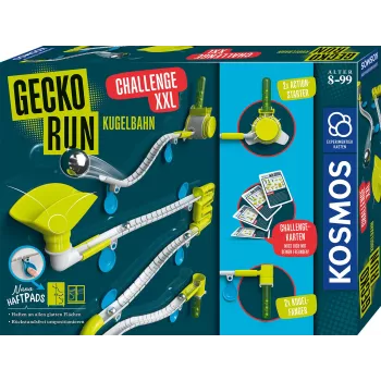 Kosmos Gecko Run Challenge XXL eksperimentų rinkinys, mechanika, nuo 8 metų, įvairiaspalvis