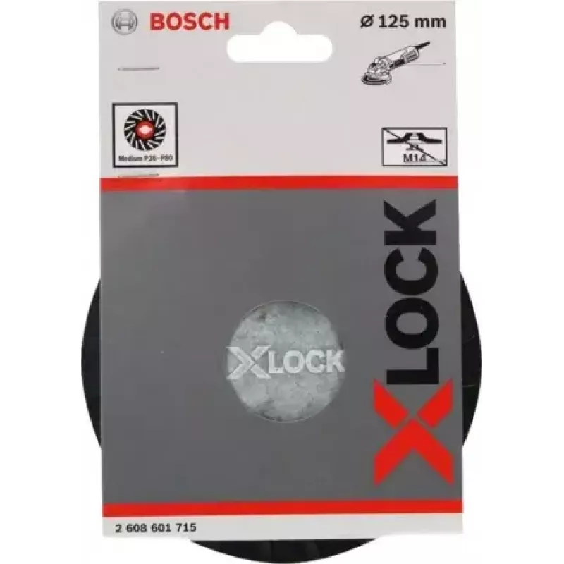 Bosch 2608601715 Atraminis diskas X-LOCK 12,5 cm