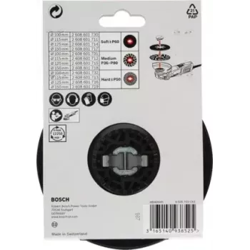 Bosch 2 608 601 713 atraminis diskas kampiniam šlifuokliui, 115 mm, X-LOCK