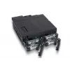 Plokštė 5.25 inch su 4x 2.5 inch SATA/SAS karštojo keitimo lizdais ir optiniu disku lizdu Icy Dock MB604SPO-B Juoda