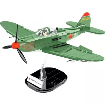 Konstrukcinis žaislas Cobi Bell P-39Q Airacobra Alyvuogių žalia modelio rinkinys