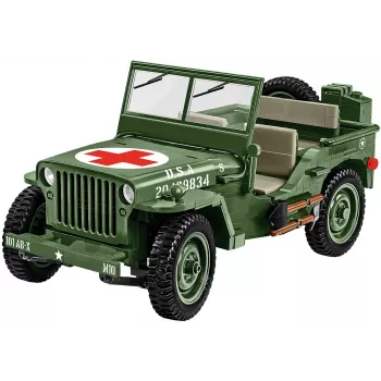 Konstruktorius COBI Willys MB Medical 1131 dalių, nuo 10 metų