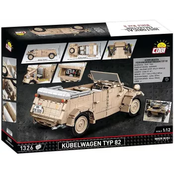 Konstrukcinis rinkinys COBI Kübelwagen Typ 82, 1326 dalių, Antrasis pasaulinis karas