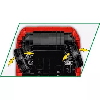 Konstruktorius Cobi Lancia Delta HF Integrale 1:35 mastelio modelis COBI-24357, kolekcinis statybų rinkinys
