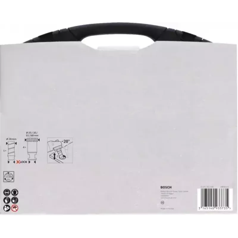 Bosch 2608599037 Pjovimo diskų rinkinys sausam keramikos pjovimui X-LOCK 5 vnt.