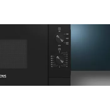 Siemens iQ300 FF020LMB2 mikrobangų krosnelė Solo juoda 20 L 800 W