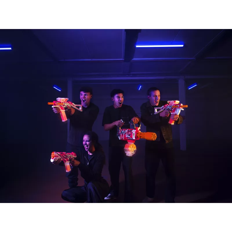 Gel blaster Zuru XSHOT Hyper Gel Gattlin Blaster su besisukančiu vamzdžiu