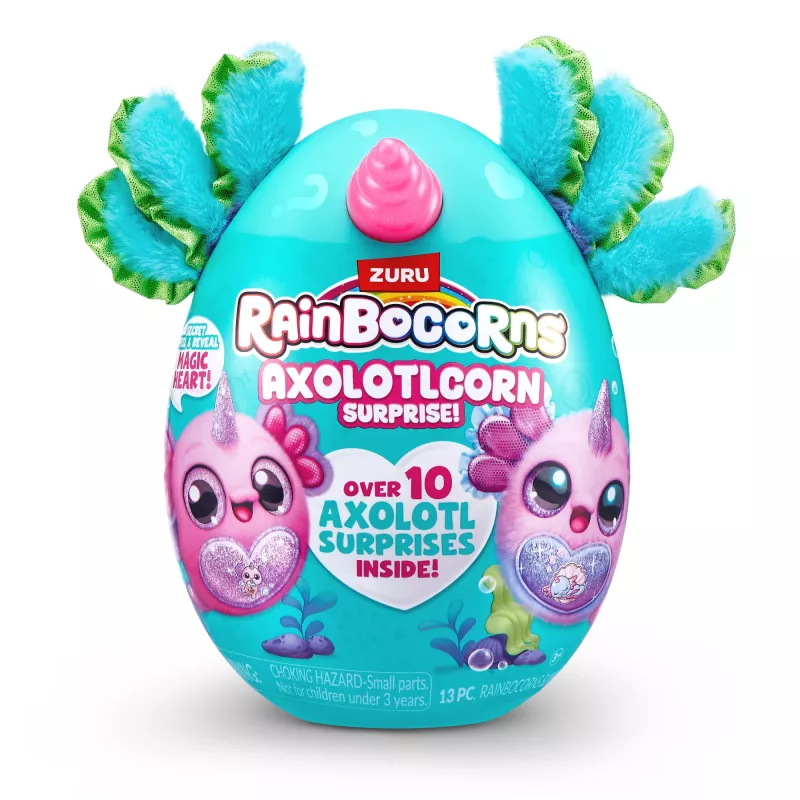 Rainbocorns Axolotlcorn Surprise minkštas žaislas, Gyvūnas, 3 m., Įvairiaspalvis