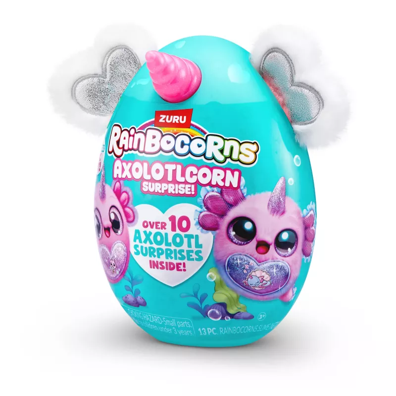 Rainbocorns Axolotlcorn Surprise minkštas žaislas, Gyvūnas, 3 m., Įvairiaspalvis