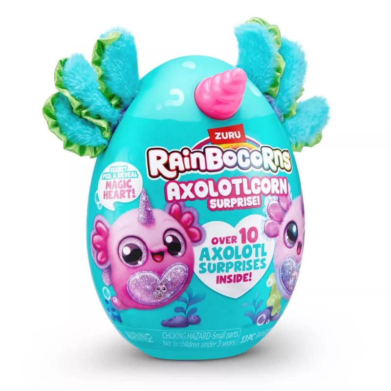 Rainbocorns Axolotlcorn Surprise minkštas žaislas, Gyvūnas, 3 m., Įvairiaspalvis