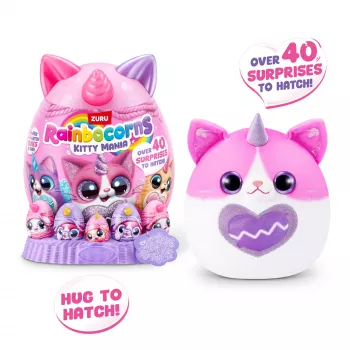 Zuru Rainbocorns Kitty Mania minkštas žaislas, įvairiaspalvis, nuo 3 metų