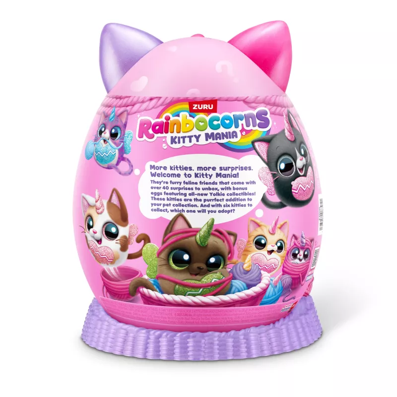 Zuru Rainbocorns Kitty Mania minkštas žaislas, įvairiaspalvis, nuo 3 metų